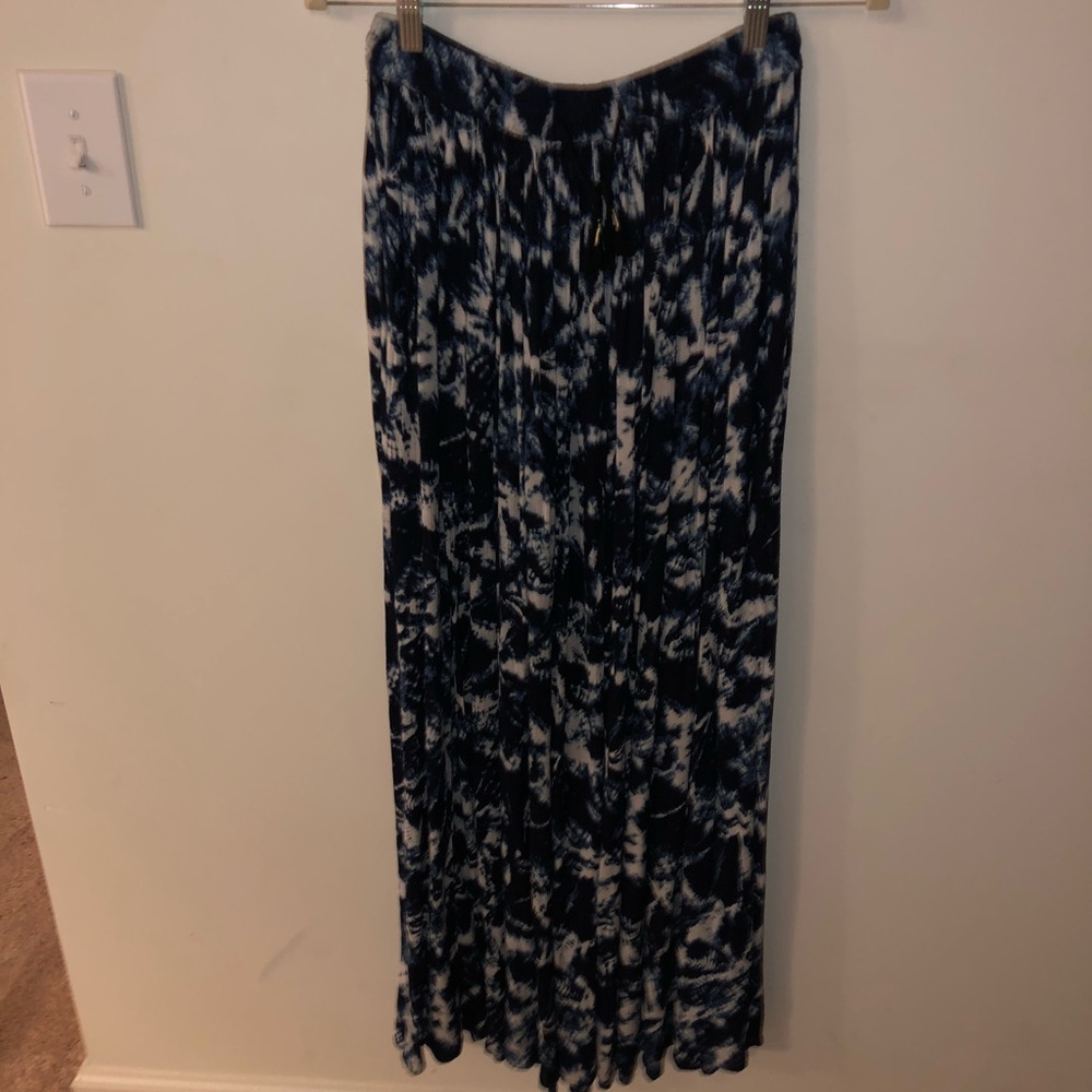 Tie dye maxi skirt